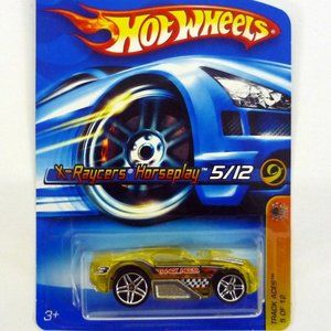 Hot Wheels X-Raycers Horseplay #115 Track Aces 5 of 12 Yellow Die-Cast Car 2006